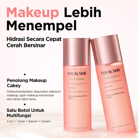 FCL Internasional Indonesia FOCALSKIN Brightening Toner 