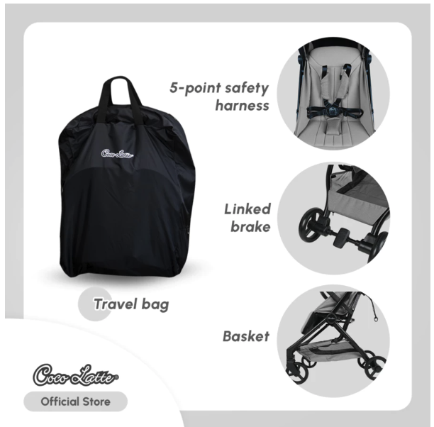 STAGROUP Indonesia Cocolatte Exile Autofold Compact Stroller