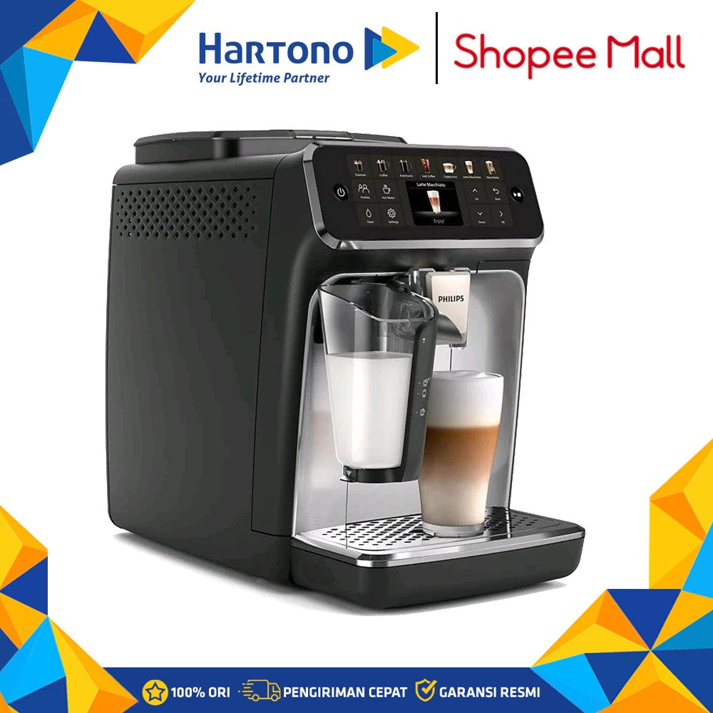 Philips Electronics Philips Fully Automatic Espresso Machine Latte Go EP4446/70