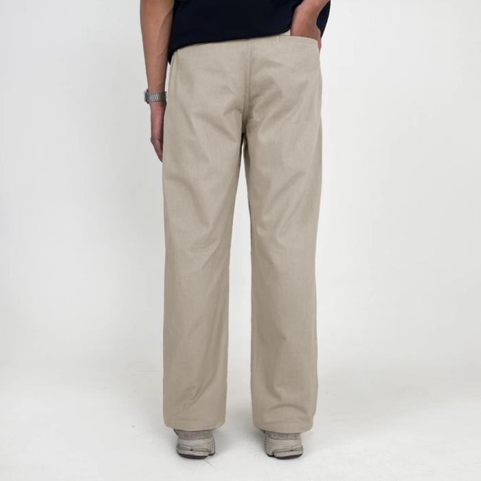  Fairgoods Celana Chinos Panjang Regular Fit Khaki