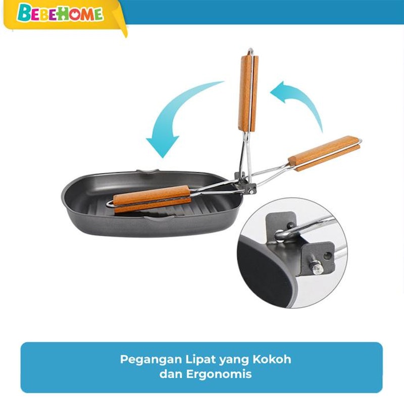 Tifale Square Grill Pan Foldable 3