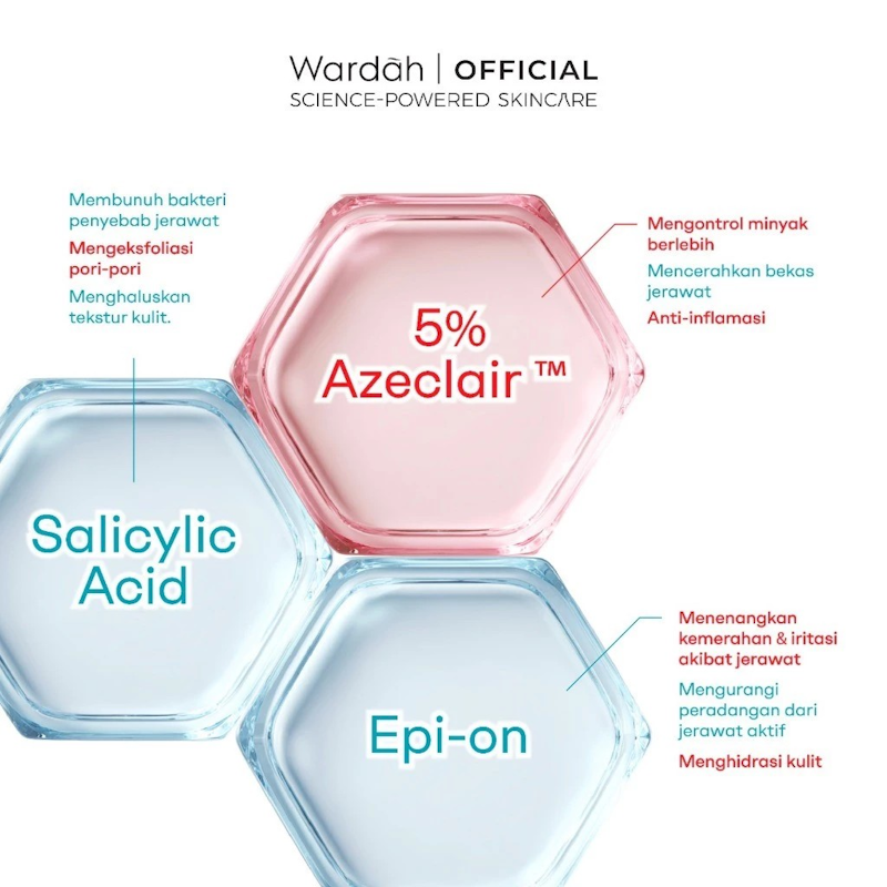 Acnederm + AZ + SA Acne Relief Serum 3