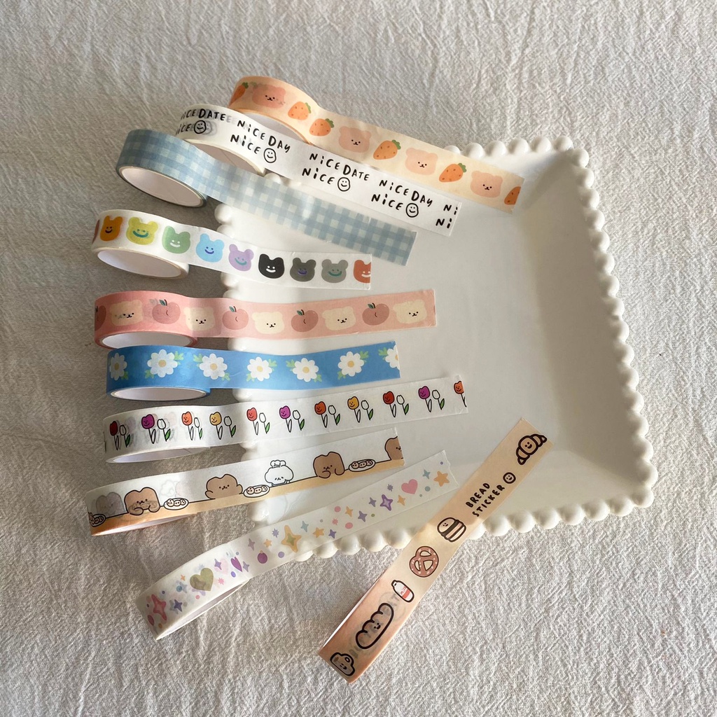  Washi Tape Cute Korean Aesthetic