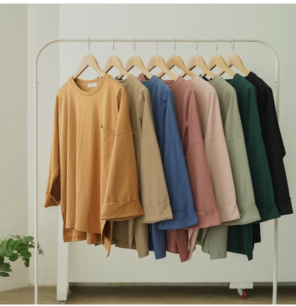  ANSSY Rumi Oversize Pocket Tshirt 