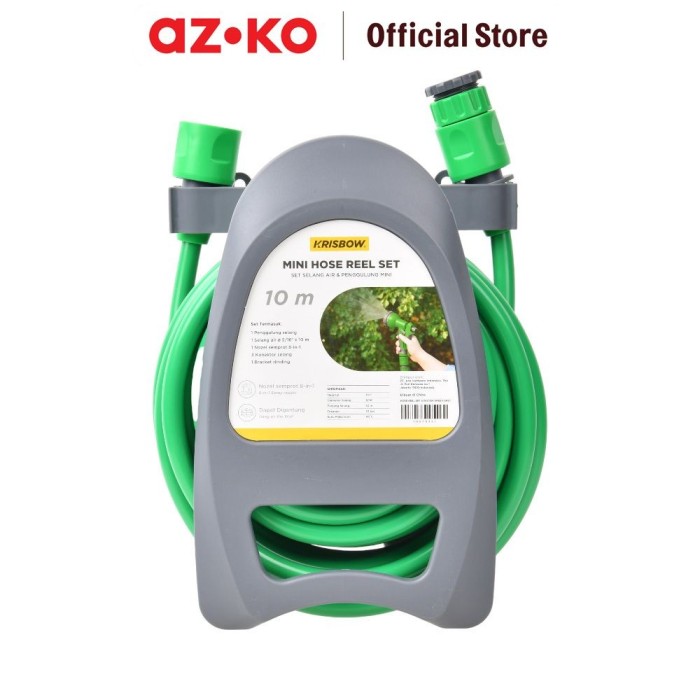 Krisbow Indonesia Krisbow® Mini Hose Reel Set 10 m