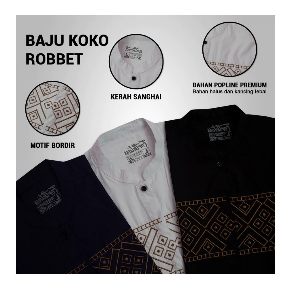 FortKlass Baju Koko Robbet 5