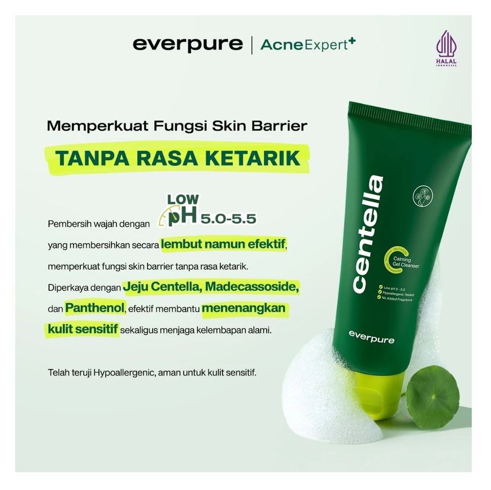 Natura Deca Kosmetika Everpure Centella Calming Gel Cleanser
