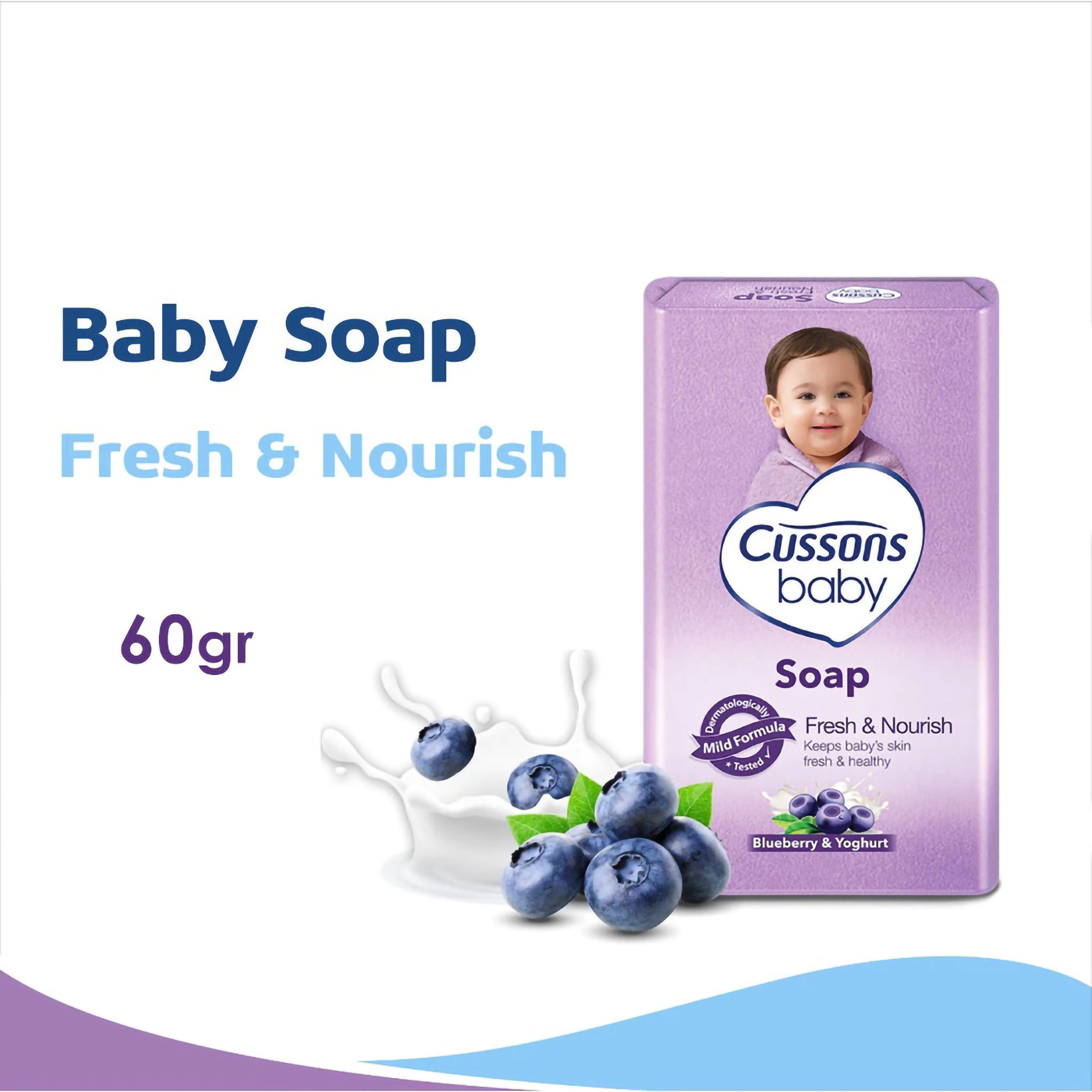 Cussons Indonesia Cussons Baby Soap Fresh & Nourish
