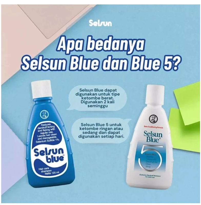 Blue Hair Care Shampoo 5