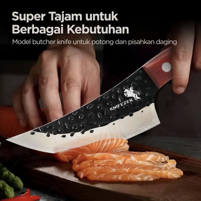 KNIFEZER Pisau Daging  2
