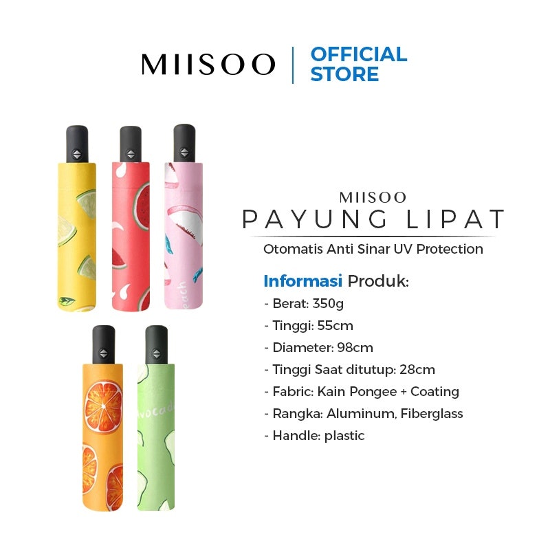 MIISOO Payung Buah Otomatis 3