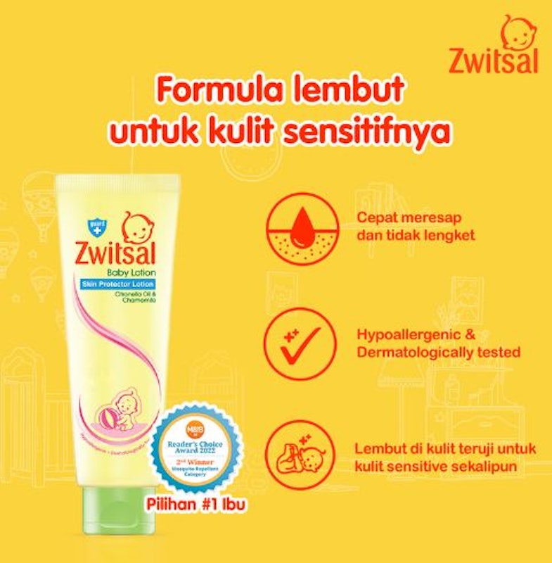 Zwitsal Baby Skin Protector Lotion Natural 5
