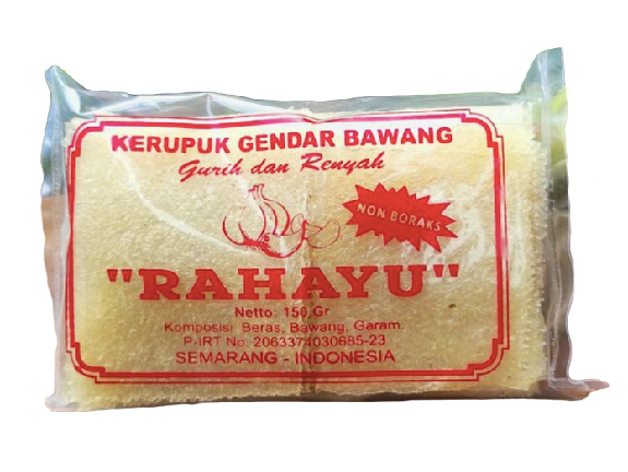 Kerupuk Gendar Bawang