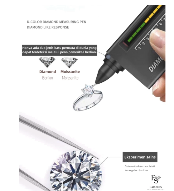 Fareshin Moissanite Cincin Couple  