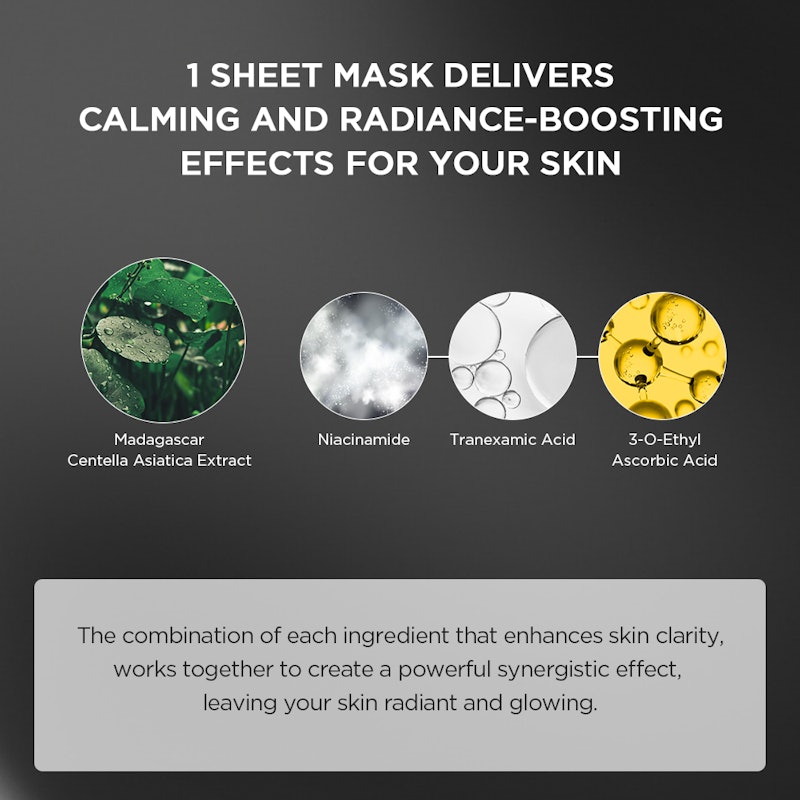 Madagascar Centella Tone Brightening Glow Mask 5
