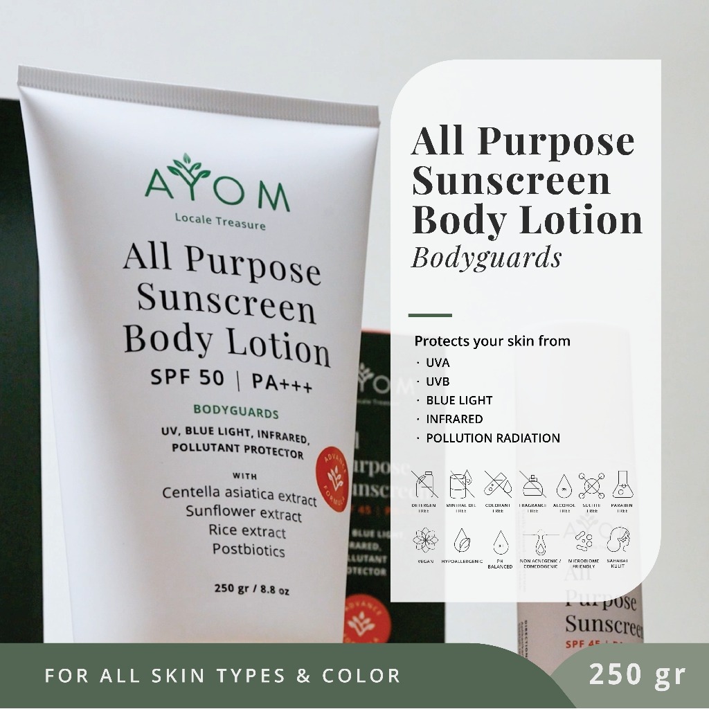 AYOM Local Treasure AYOM All Purpose Sunscreen Body Lotion SPF 50 PA+++