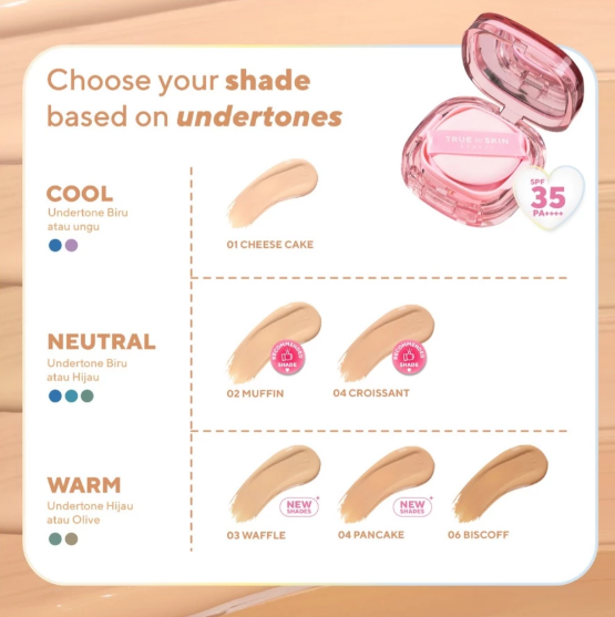 Triniti Tunggal Abadi True To Skin Skinlike Porefecting Cushion 04 Croissant