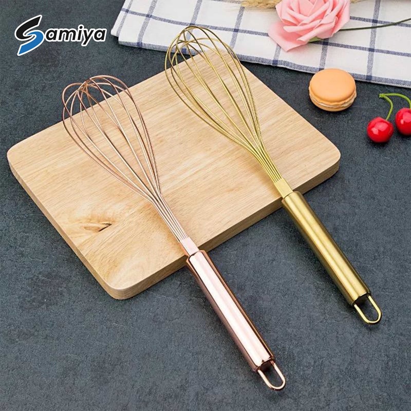 Pengocok Telur Warna Emas/Gold Whisker 2