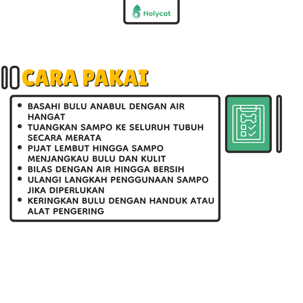 Holycatlabs  Holycatlabs Glowcat Shampoo All In One