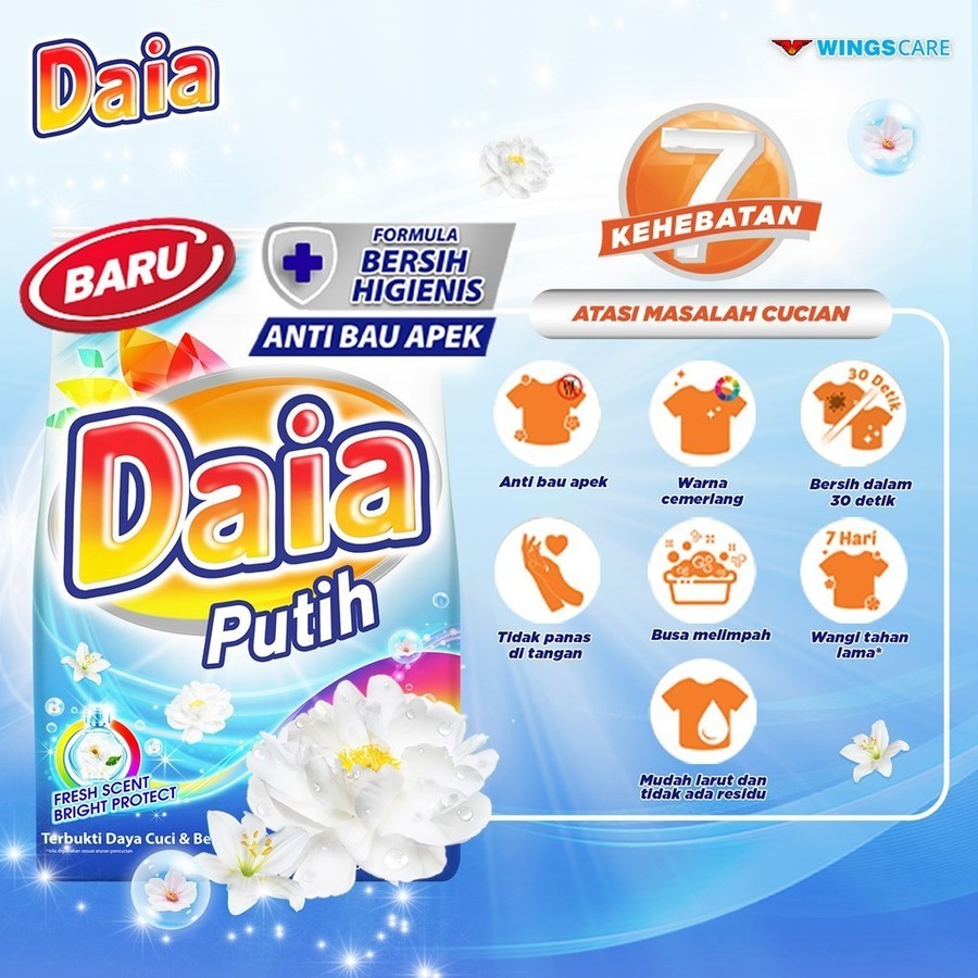 Wings Daia Detergen Bubuk Putih