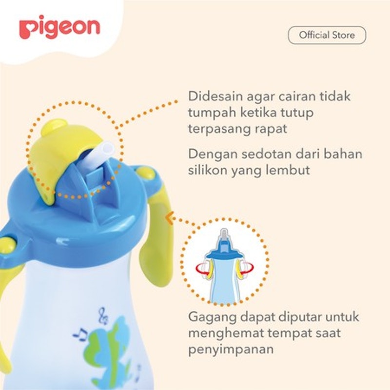 Pigeon Tall Straw Bottle 4