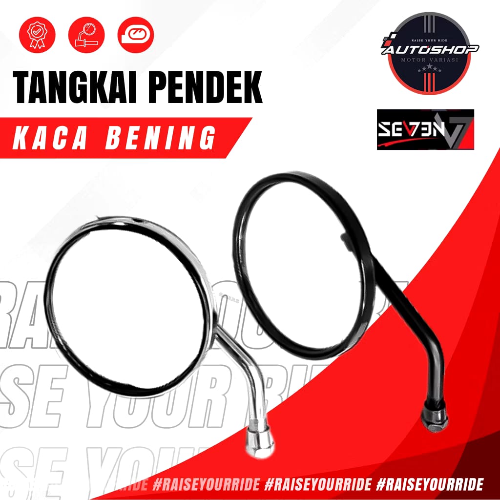  Seven Spion Bulat Retro Classic Tangkai Pendek