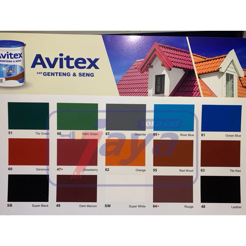 Avitex Cat Genteng & Seng 2