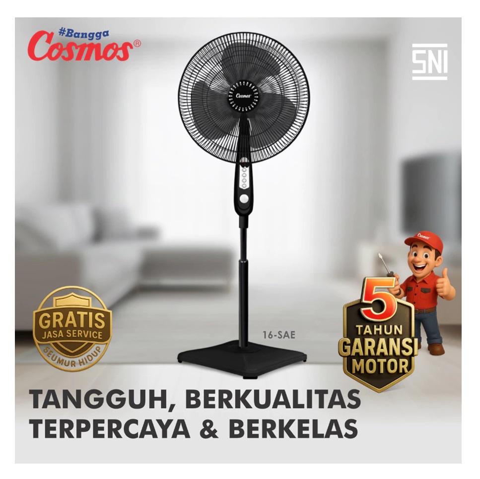 Star Cosmos Cosmos Kipas Angin Stand Fan 16-SAE