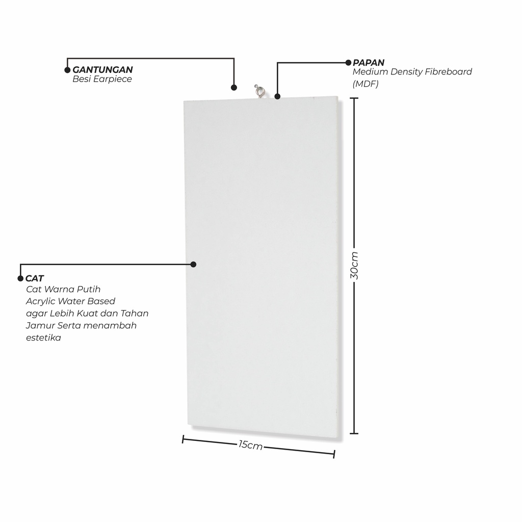 Wooden Projects Kaligrafi Hiasan Dekorasi Lafadz Allah Muhammad VTK