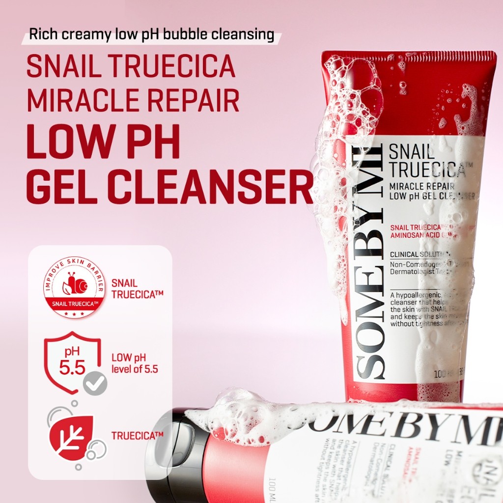 Perennbell SOME BY MI Snail Truecica Miracle Repair Low pH Gel Cleanser
