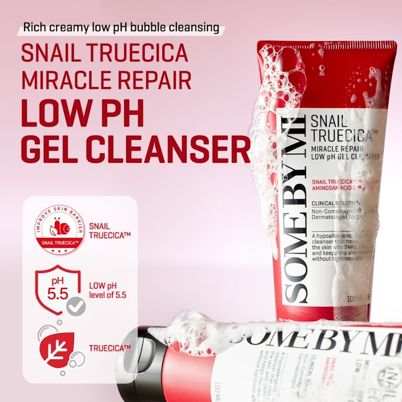 Snail Truecica Miracle Repair Low pH Gel Cleanser 2