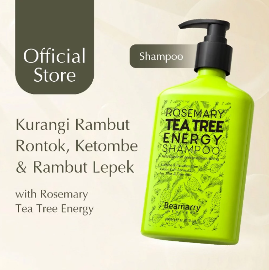 Beamarry Rosemary Tea Tree Energy Shampoo 3