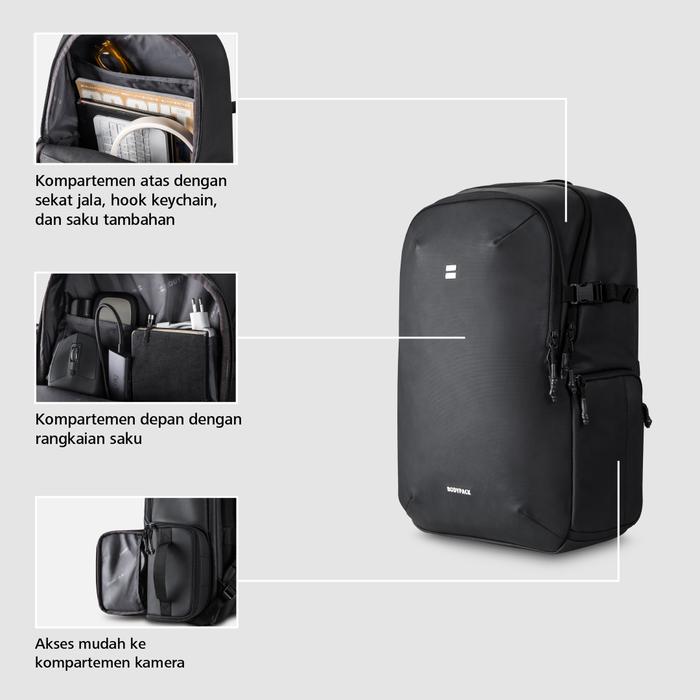 Eksonindo Multi Product Industry Bodypack Sense Camera Backpack
