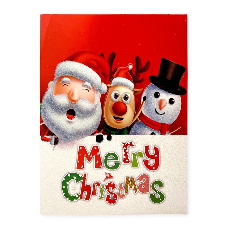 Greeting Card Natal Musik & Lampu 2