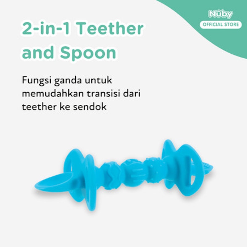 Nuby™ Dippez Silicone Spoon & Dipper 3