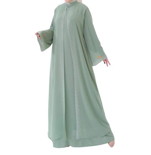 Addikri Collection Gamis Sabira Sage Green
