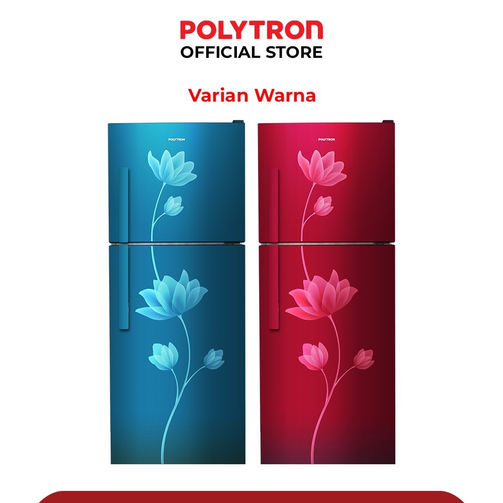 Hartono Istana Teknologi Polytron Kulkas 2 Pintu Metallic 210 Liter PRB 219B