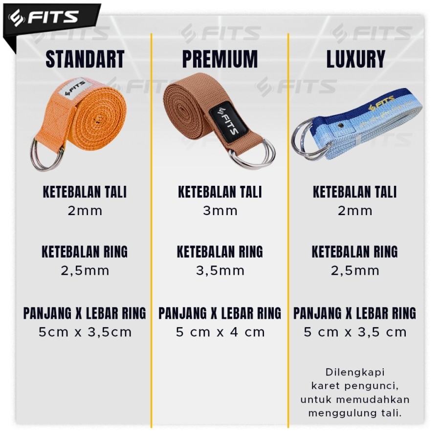 FITS Premium Yoga Strap