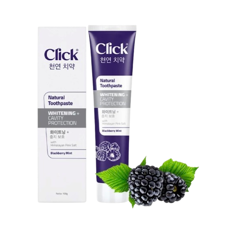 Click Natural Toothpaste Whitening + Cavity Protection 1