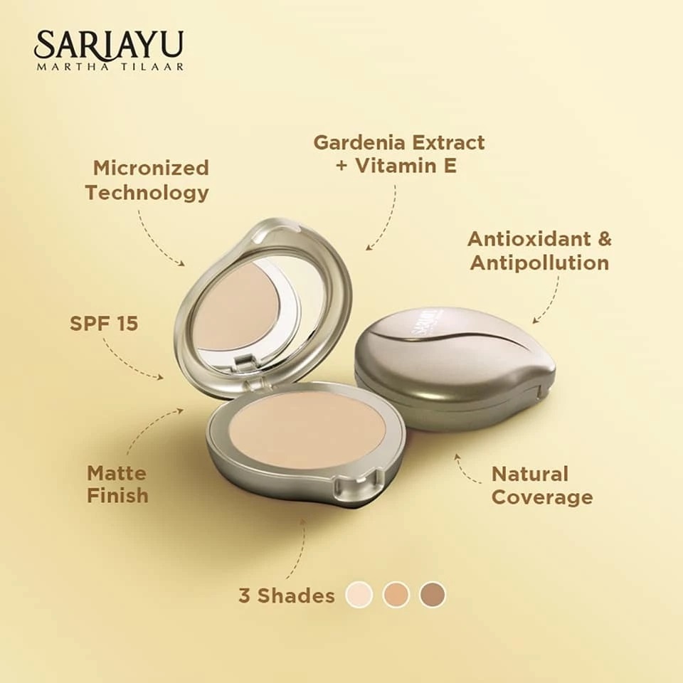 Martina Berto Sariayu Two Way Cake Natural