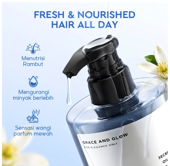 Grace and Glow Secret Bombshell Oil Control and Nourish Shampoo  3