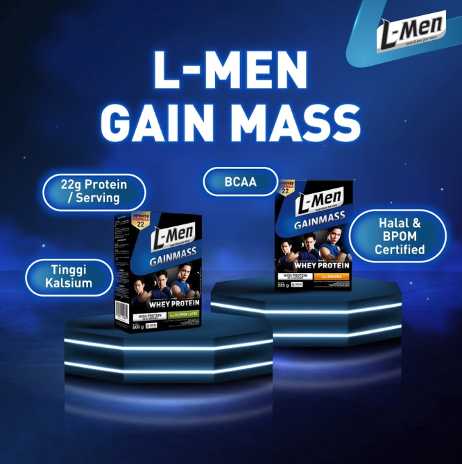 Nutrifood Indonesia L-Men Gain Mass Chocolate