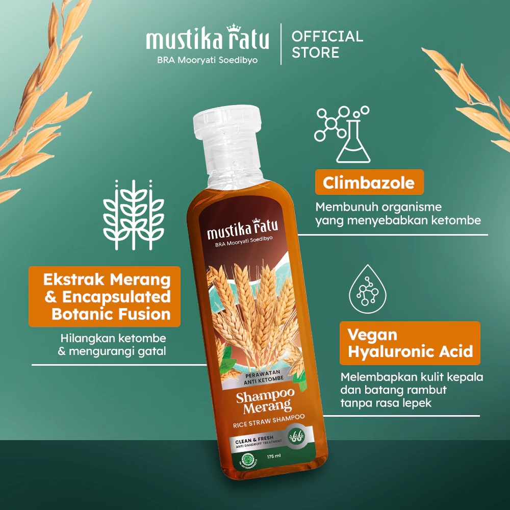 Mustika Ratu Mustika Ratu Shampoo Merang
