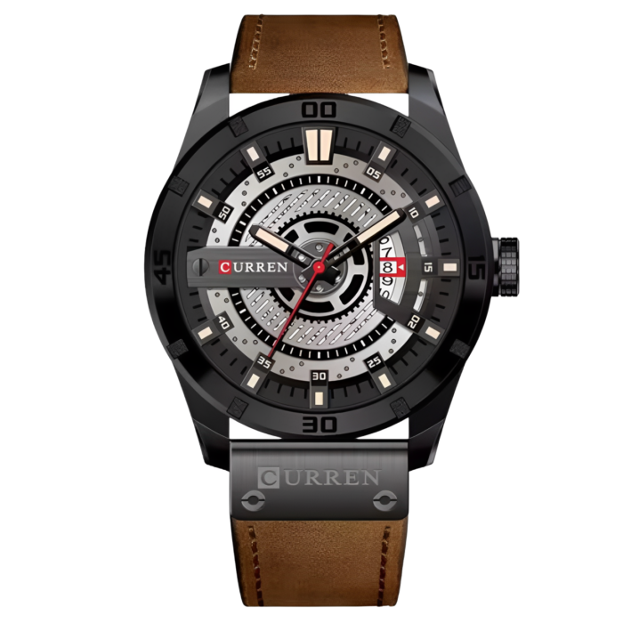 Curren New Fashion Men’s Leather Watch 8301 