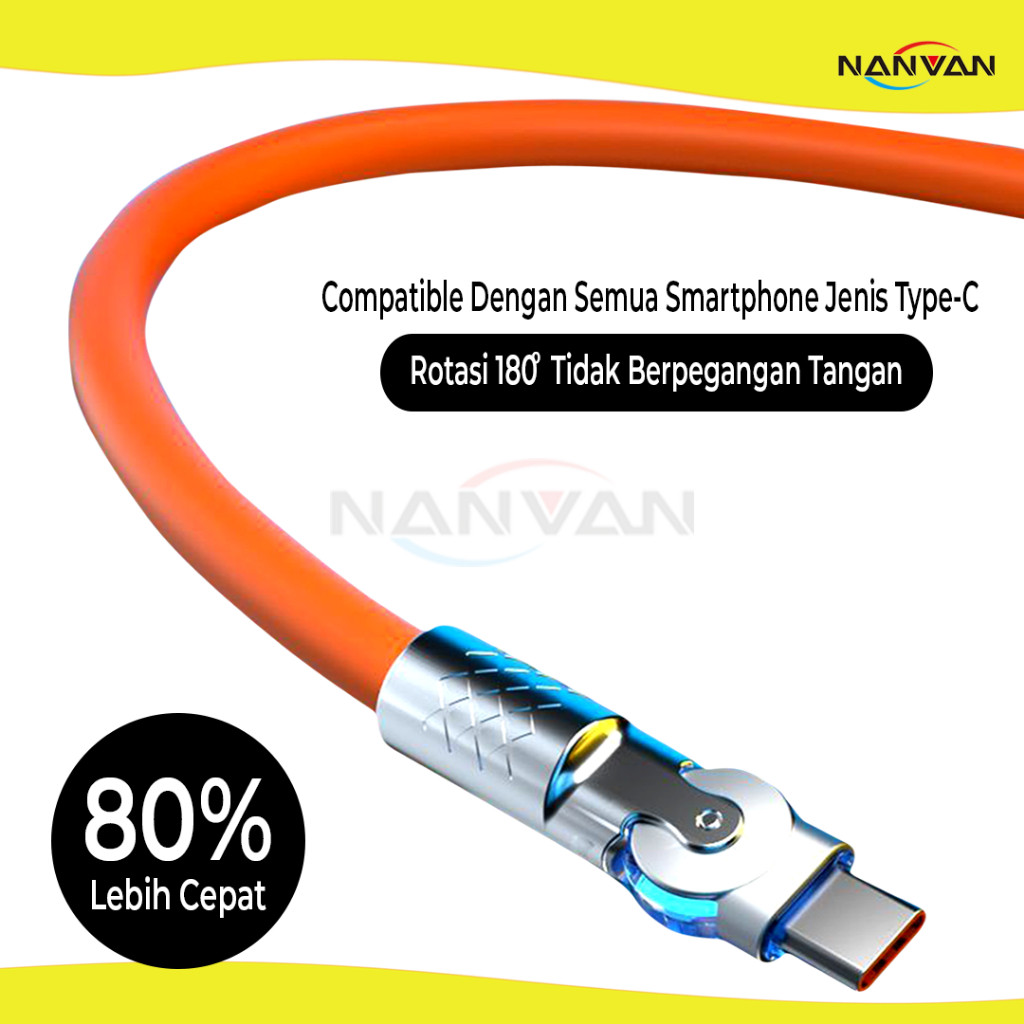 NANVAN Kabel Micro USB L-Rotate 2