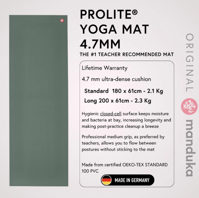  Manduka Prolite® Yoga Mat 4.7mm