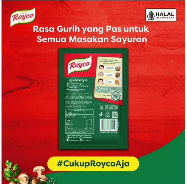 Unilever  Royco Bumbu Kaldu Rasa Jamur 170 g