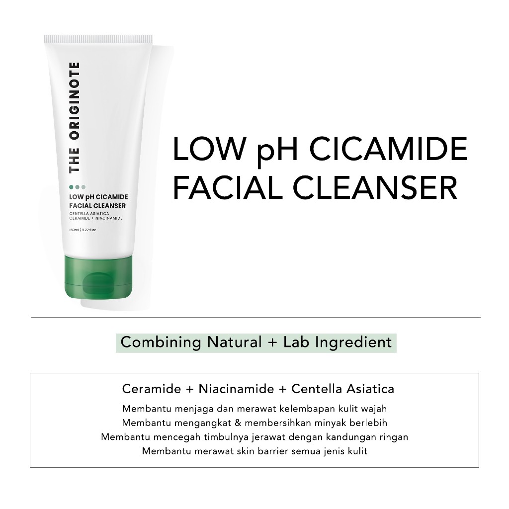 The Originote The Originote Bundle Low pH Cicamide Facial Cleanser + Hyalurose Micellar Water