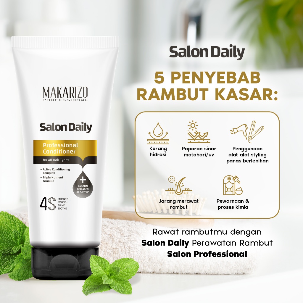 Akasha Wira International Makarizo Professional Salon Daily Professional Conditioner