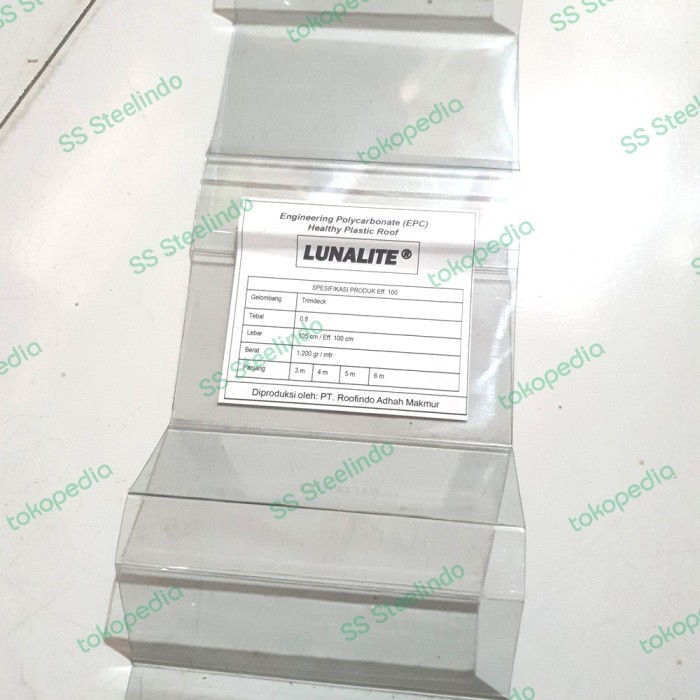 Mitranda Bangun Griya Mandiri  LUNALITE Atap Spandek Bening
